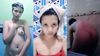 Dedek Diana Jasmine DreamLive Siaran Langsung Mandi