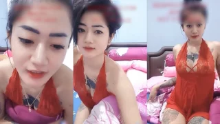 Mbak Tata Lingerie merah sange