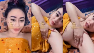 Viana Cantik Live Sedang di Pijat