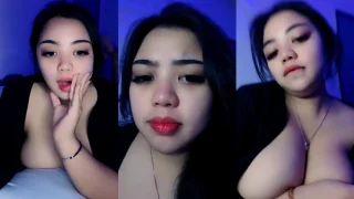 Miss Rembulan Asyik Pamer Nenen Desah Sambil Remas