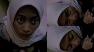 Diva Ukhti Jilbab Pink Emut Otong Besar Hitam Masih Pemula