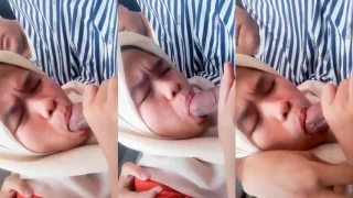 Paksa Bunda Hijabers Nyepong di Mobil