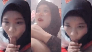 Sepongan Ukhti Makin Enak Udah Bisa Sampe Mentok Dalem