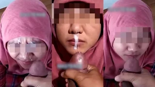 Peju-in Cewek Jilbab Pink Enak Crot Dimuka